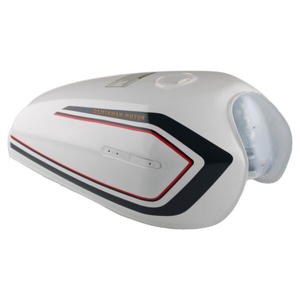 CG 125-150cc Benzin Deposu Komple Beyaz