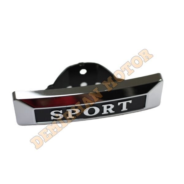 Cg Ön Amblem Sport Yazılı Arapatlar Dahil Set