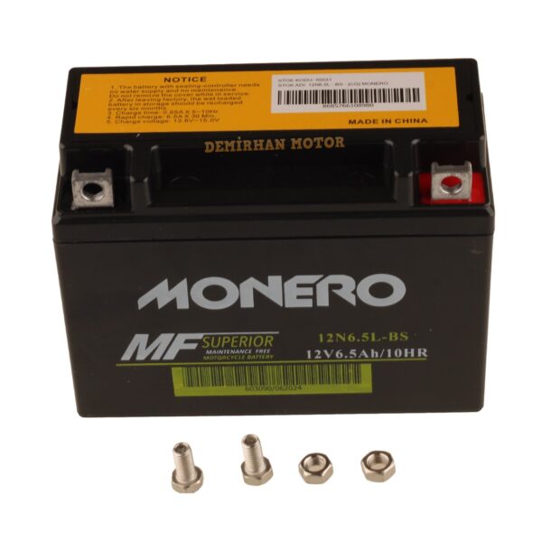 CG Aküsü Monero 12V 6.5 AH