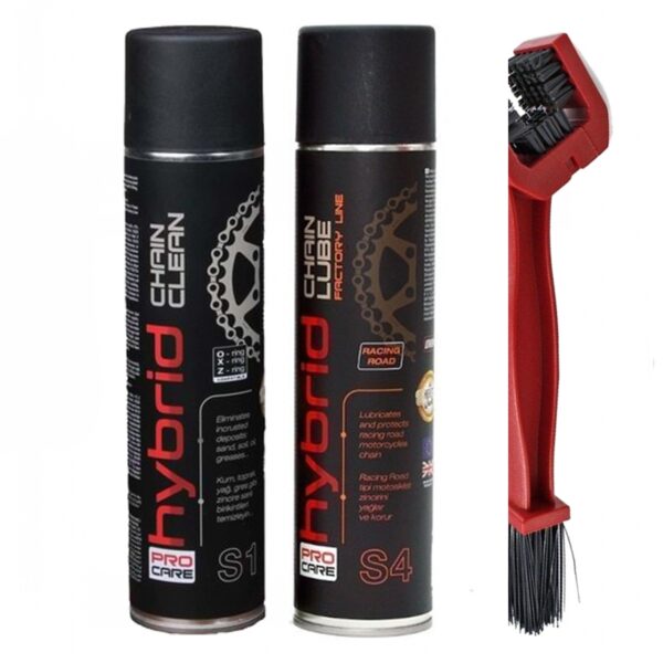 Hybrid 2 Adet Set 400Ml Zincir Yağlama Ve Temizleme Kiti