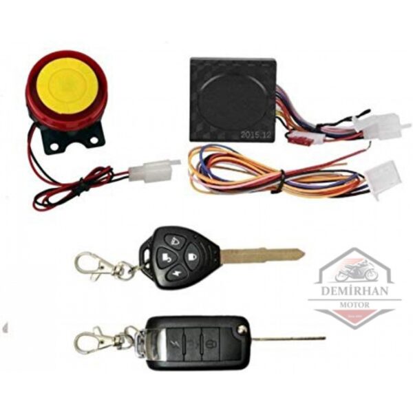Motorsıklet Alarm + Uzaktan Çalıştırma Özelliği