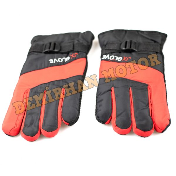 Motosiklet Eldiveni Glove Standart Beden Kırmızı