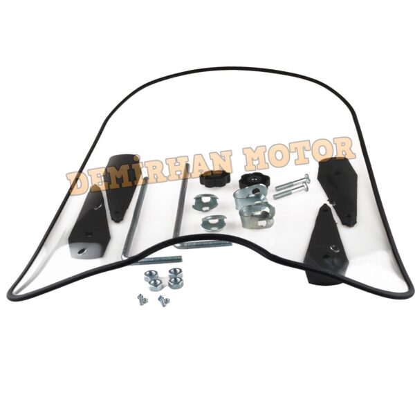 Motosiklet Ön Siperlik Camı büyük boy 60x45