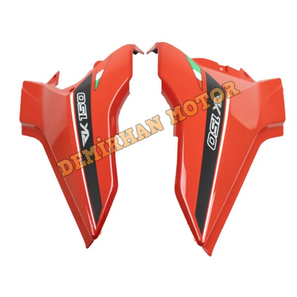 Rks Rk 125-150 Yan Kapak Takımı Kırmızı Orjinal