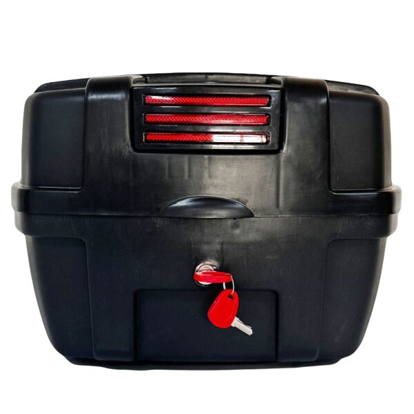 Motosiklet Arka Çantası 35 Litre Siyah-Reflektörlü