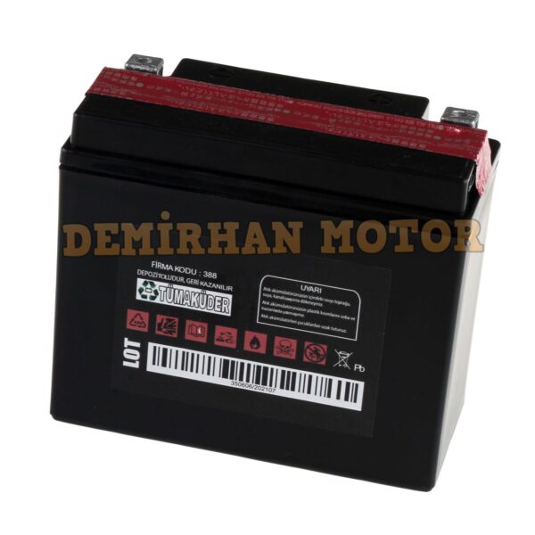 Monero YT 12B Akü 12v Bakımsız 150-70-130 - Görsel 2